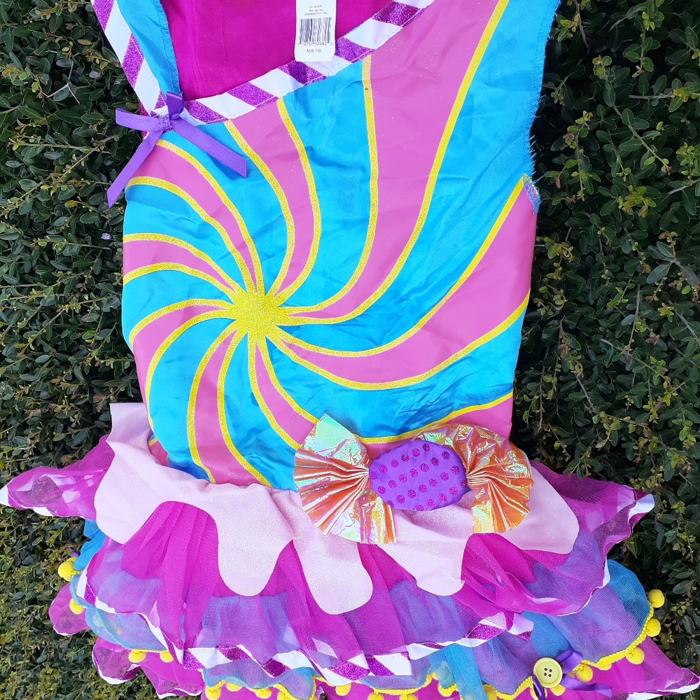 Girls colorful dress up costume